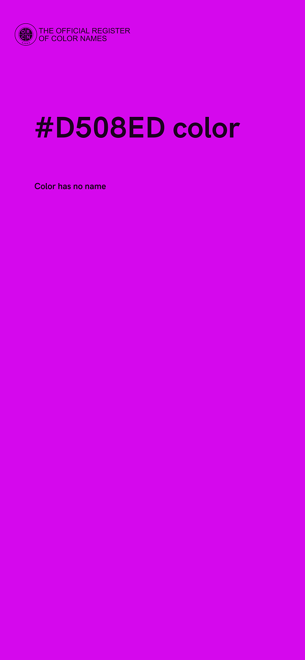 #D508ED color image
