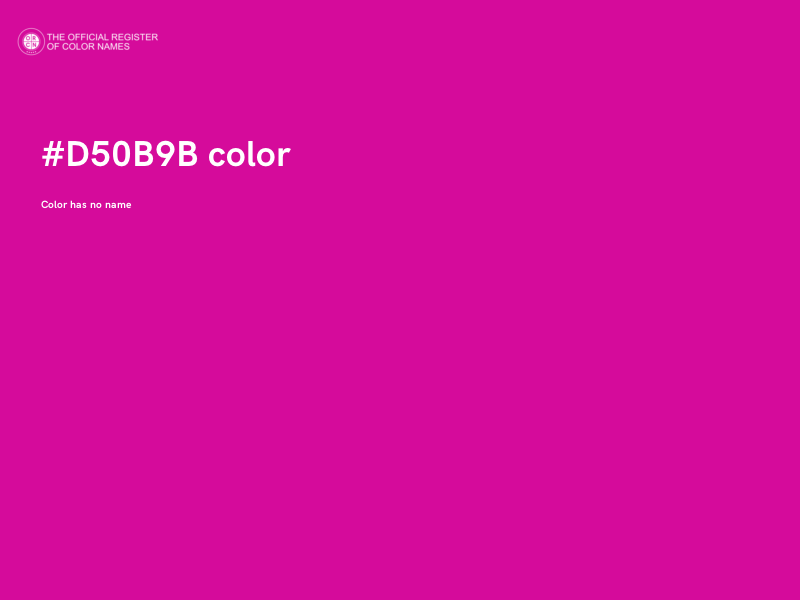 #D50B9B color image