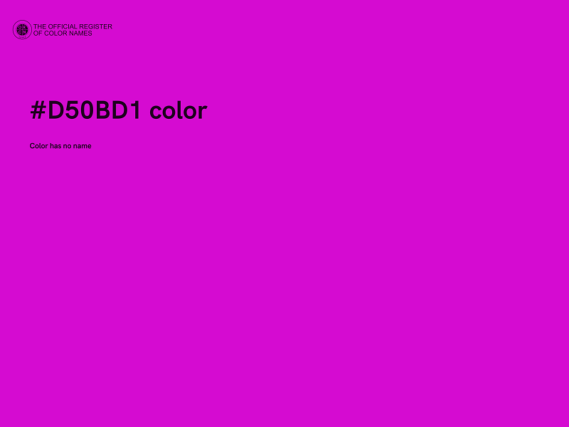 #D50BD1 color image