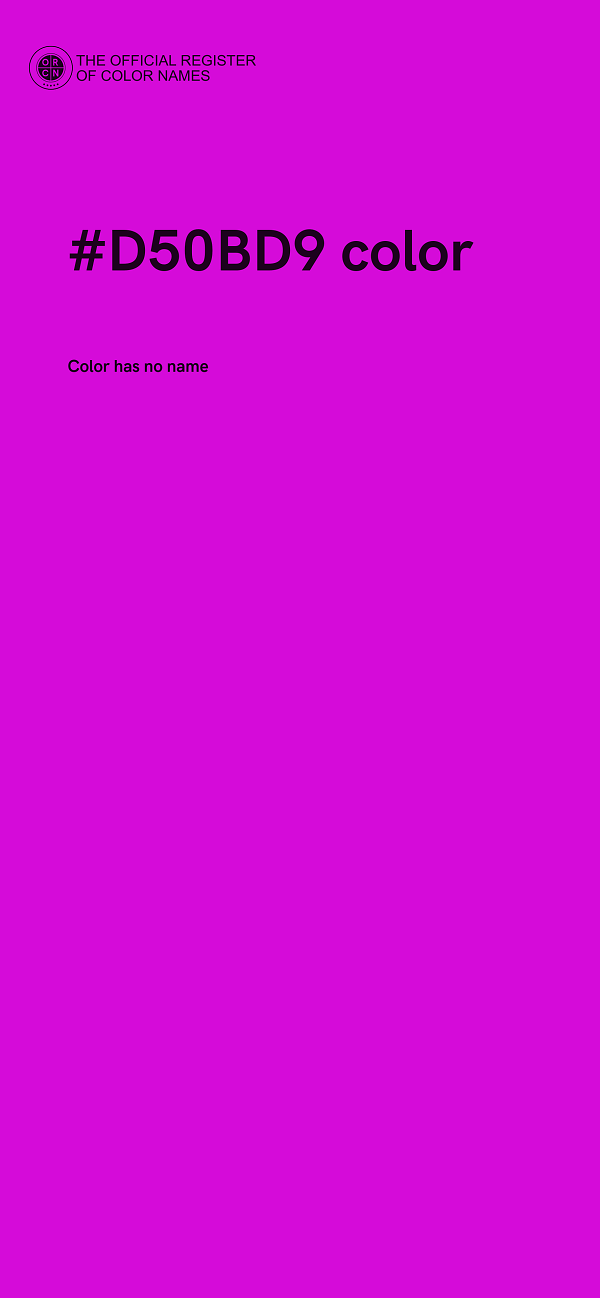 #D50BD9 color image