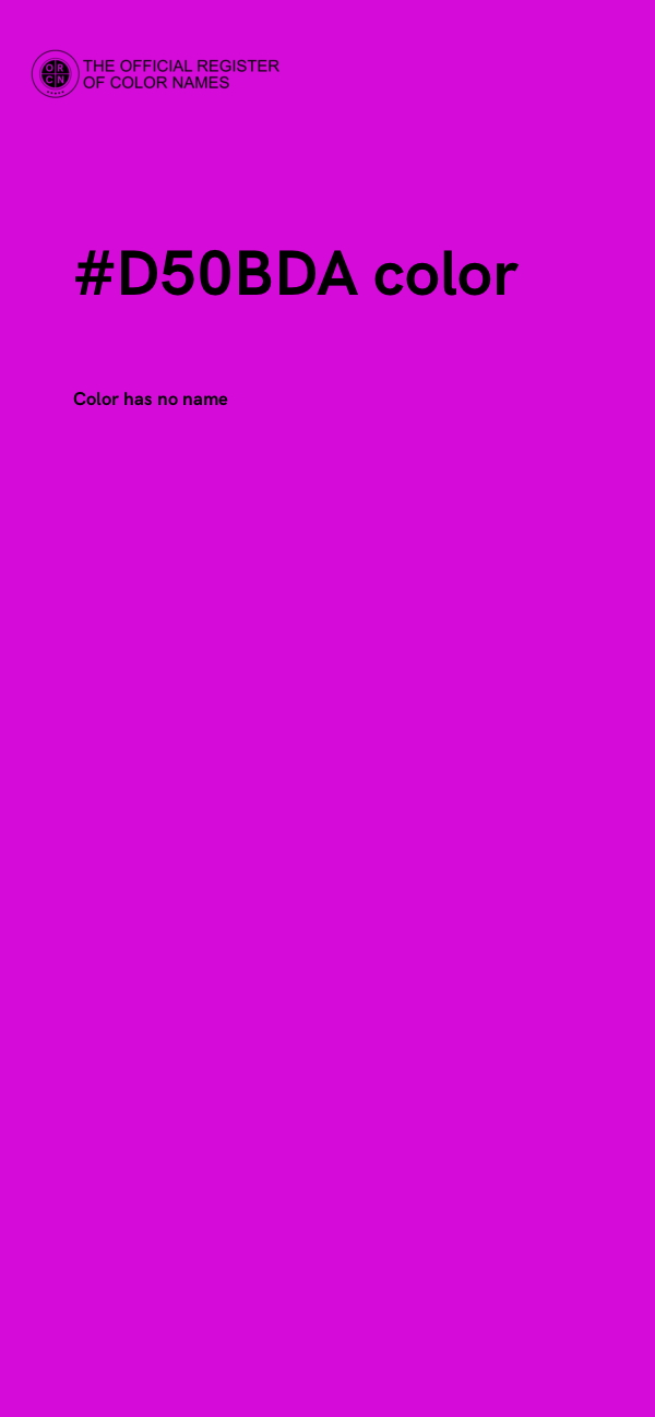 #D50BDA color image