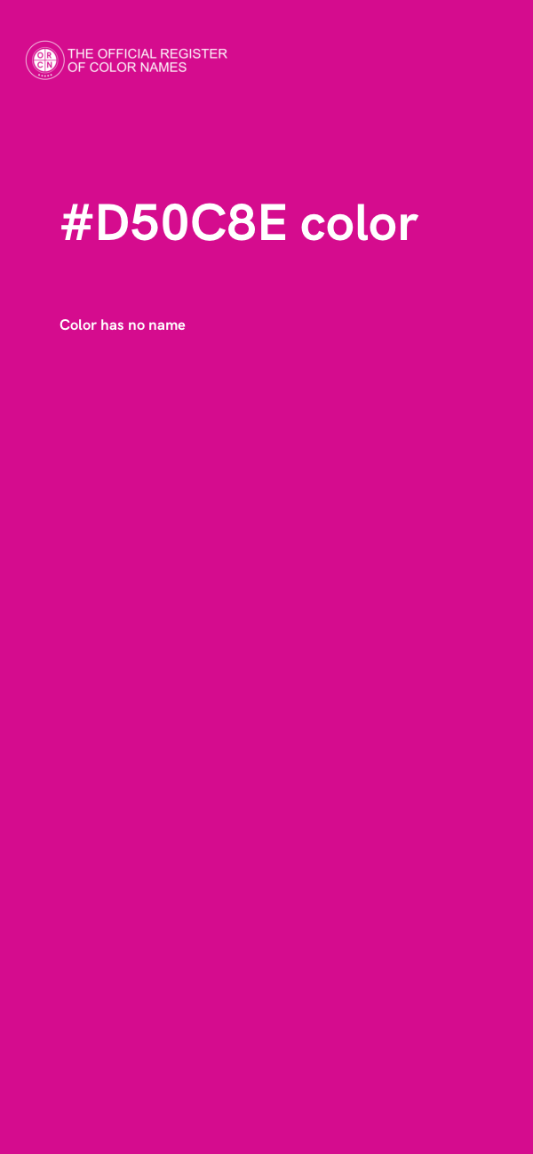#D50C8E color image