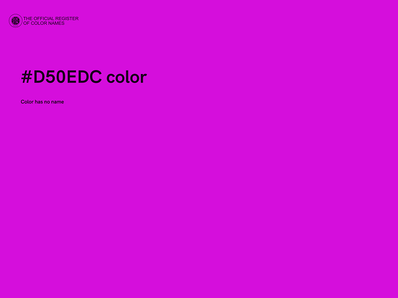 #D50EDC color image