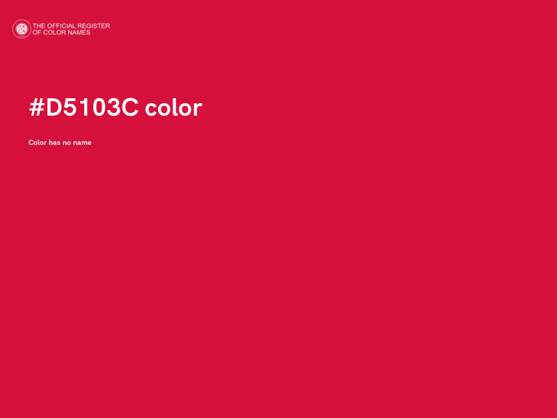 #D5103C color image