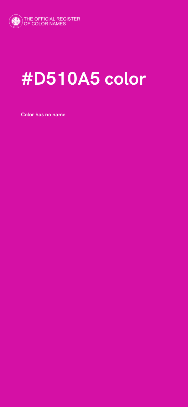 #D510A5 color image