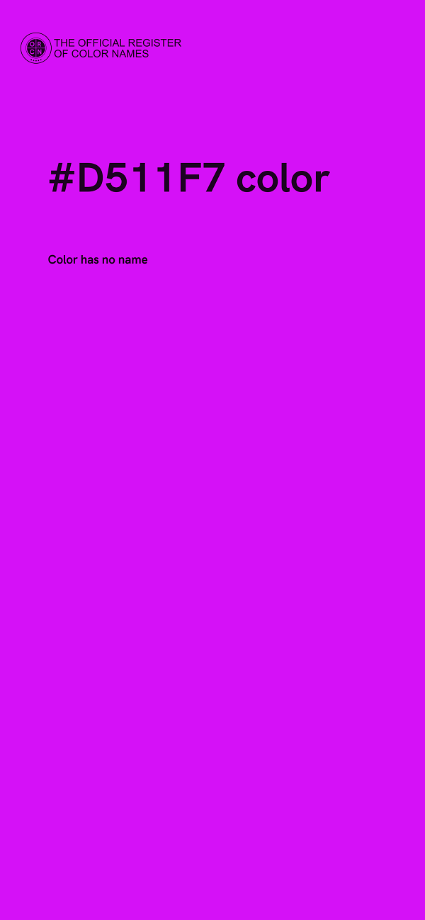 #D511F7 color image