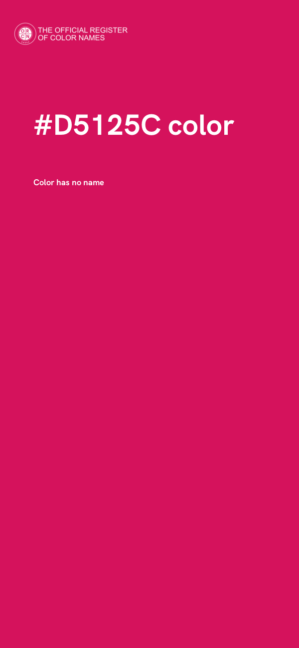 #D5125C color image