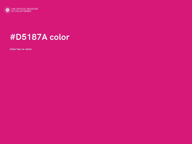 #D5187A color image