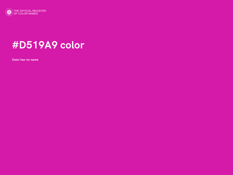 #D519A9 color image