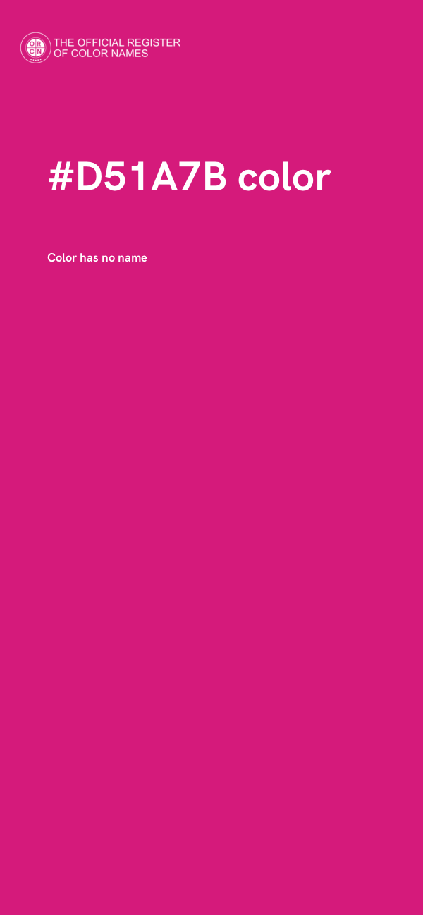 #D51A7B color image