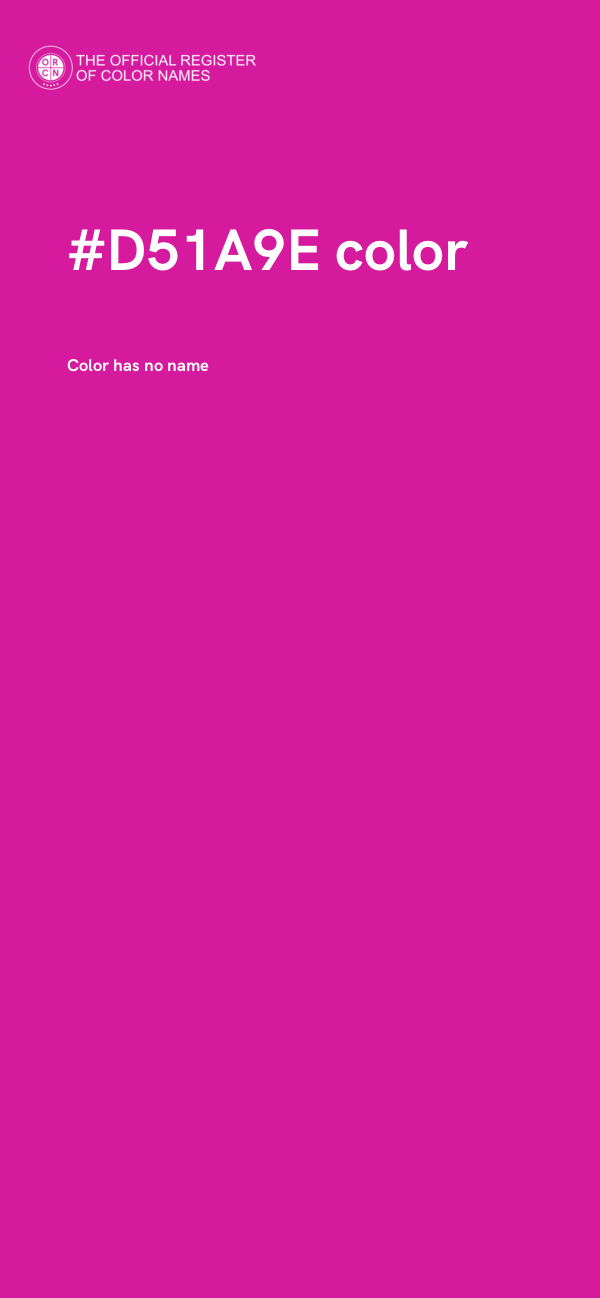 #D51A9E color image