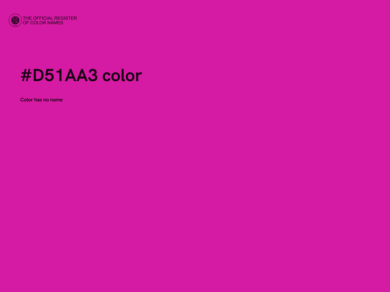 #D51AA3 color image