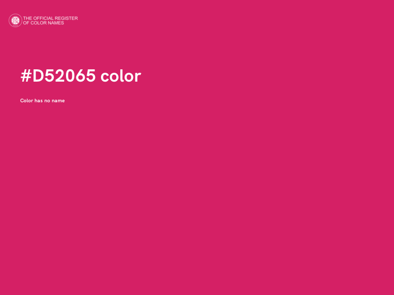 #D52065 color image