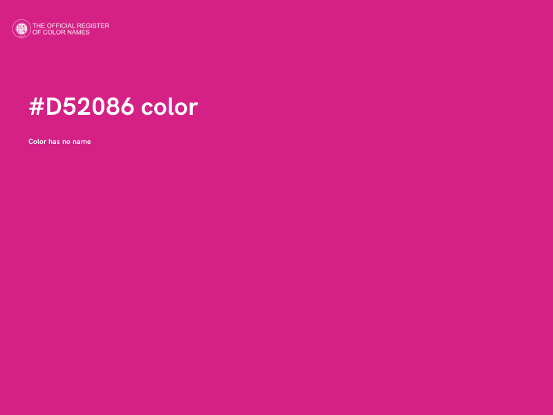 #D52086 color image