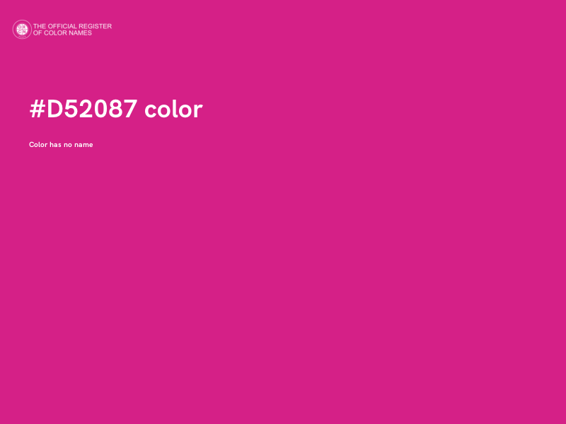 #D52087 color image