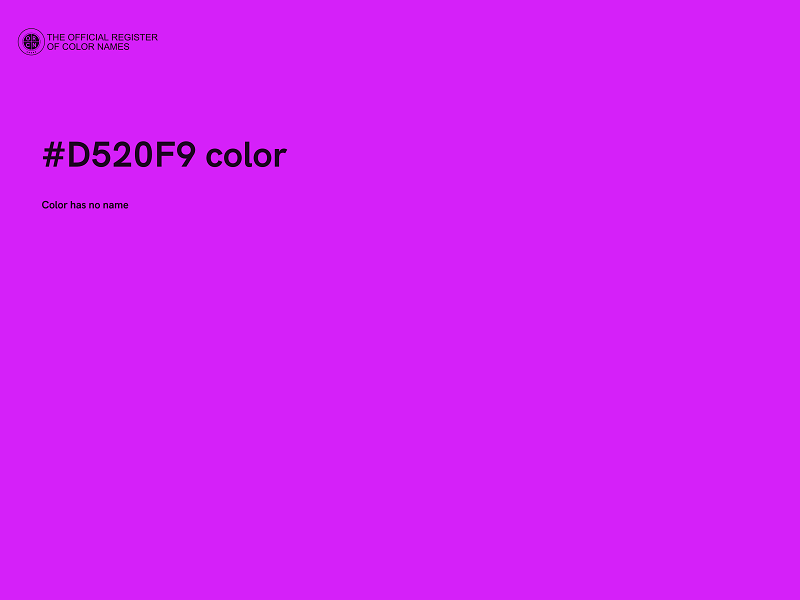 #D520F9 color image