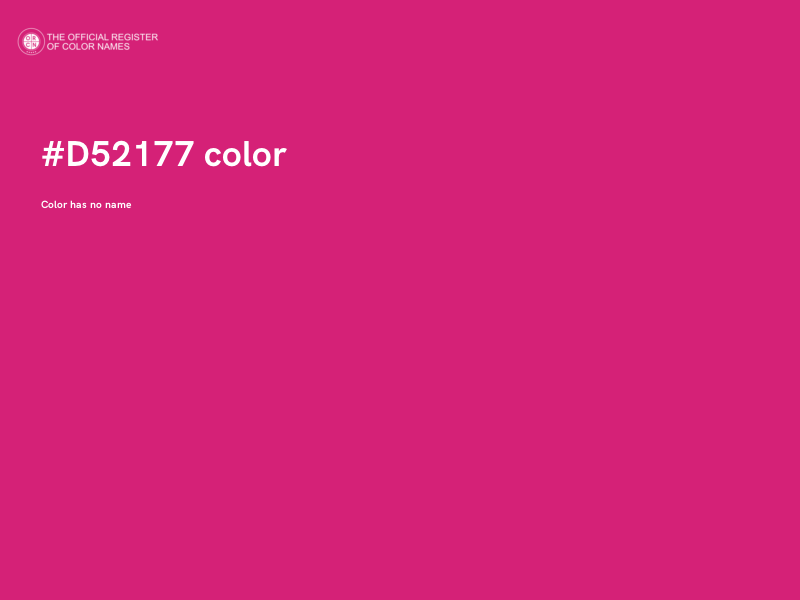 #D52177 color image