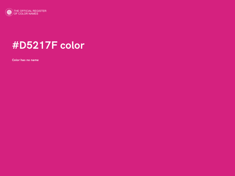 #D5217F color image