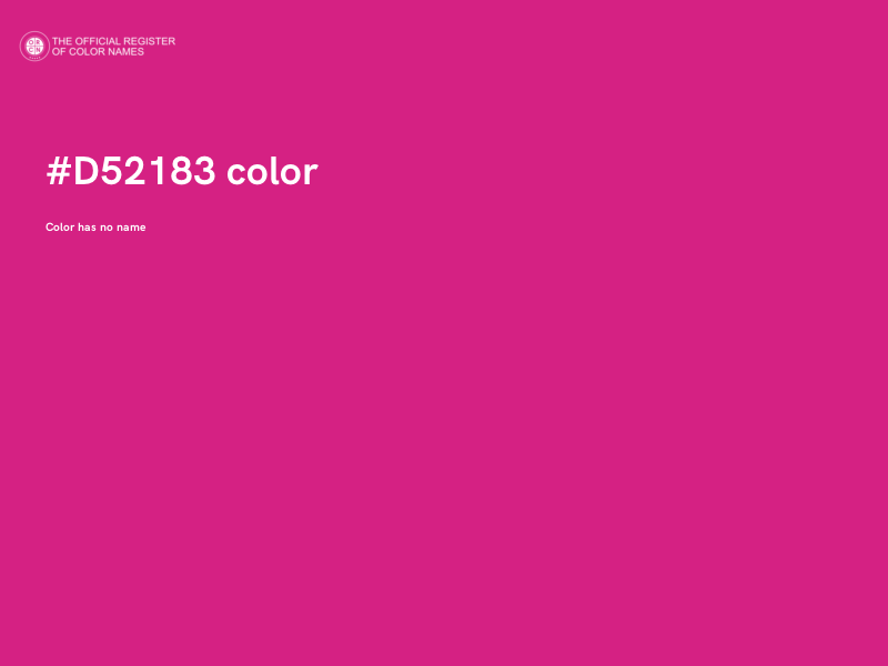 #D52183 color image