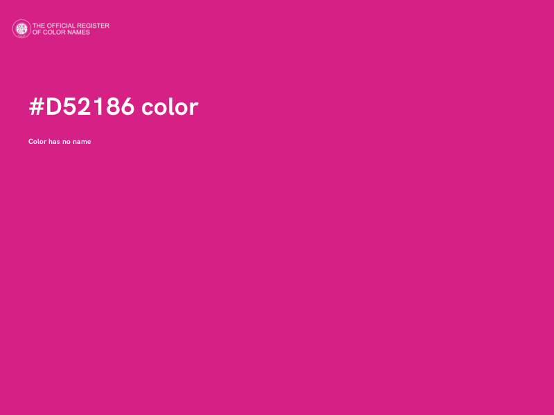 #D52186 color image
