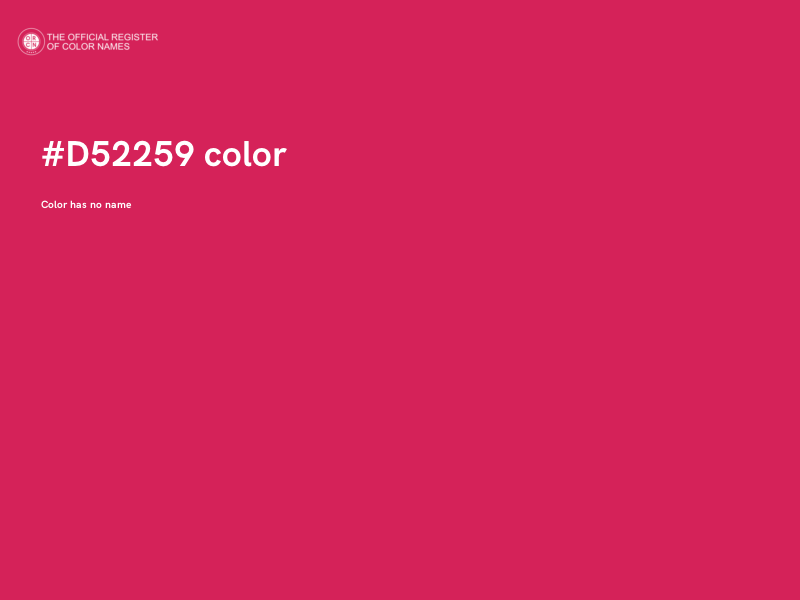 #D52259 color image