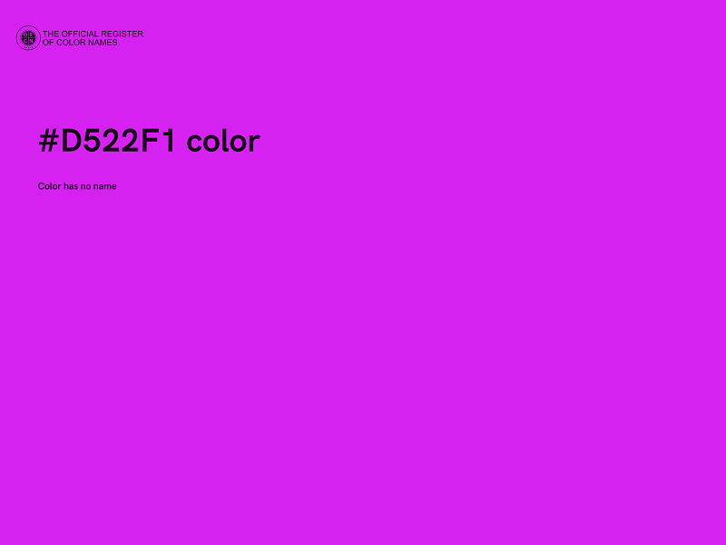 #D522F1 color image