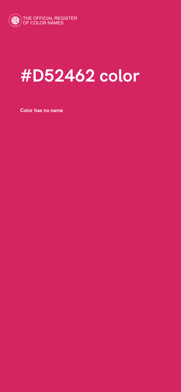 #D52462 color image