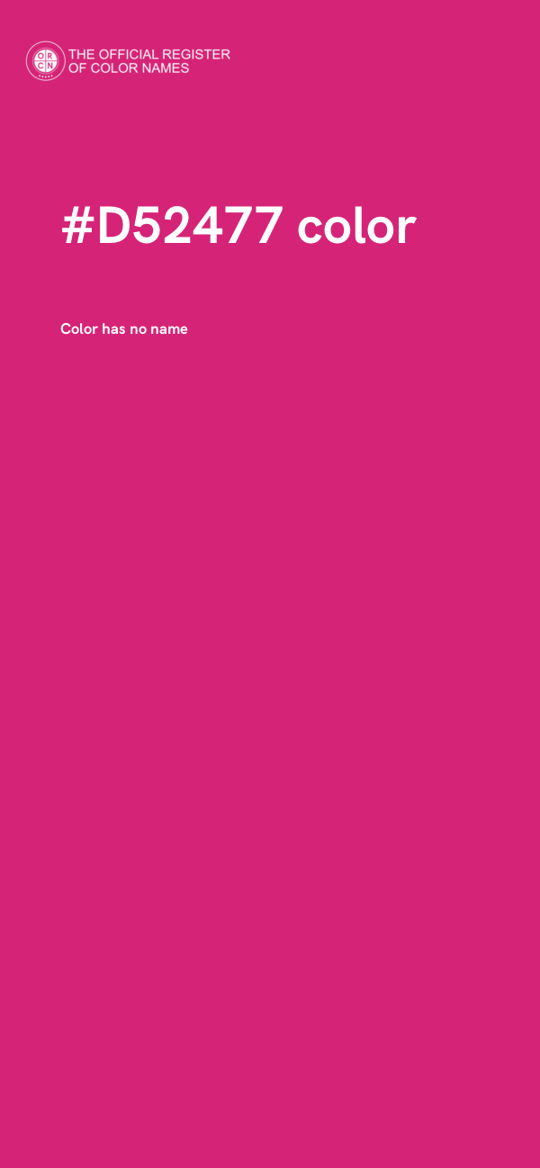#D52477 color image