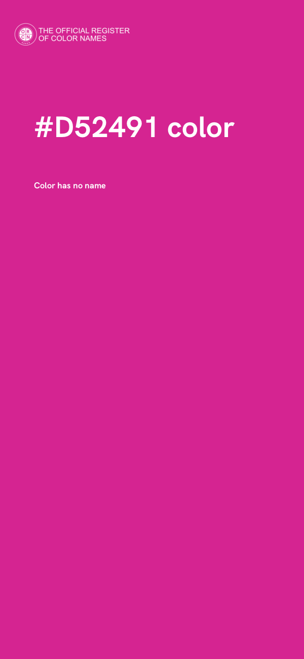 #D52491 color image