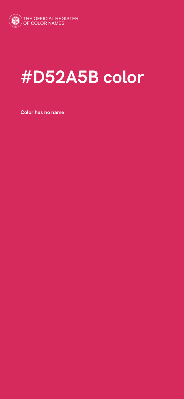 #D52A5B color image