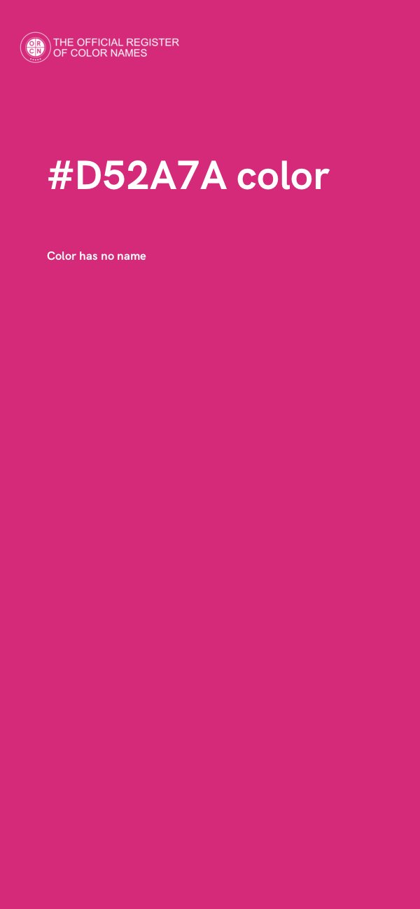 #D52A7A color image