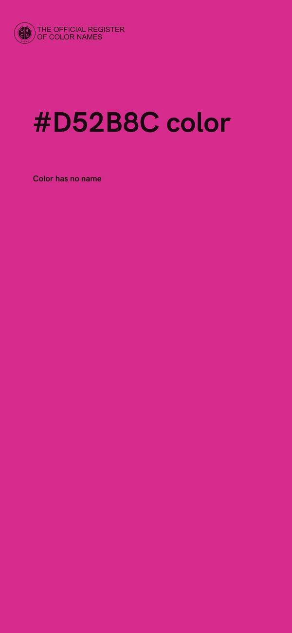 #D52B8C color image