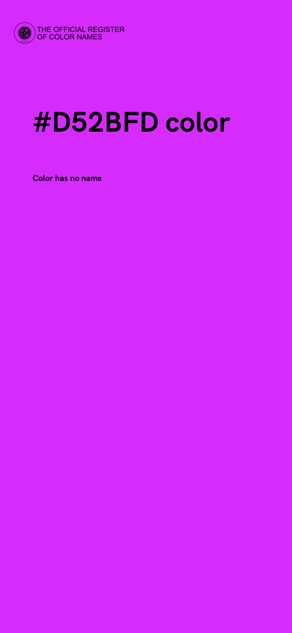 #D52BFD color image