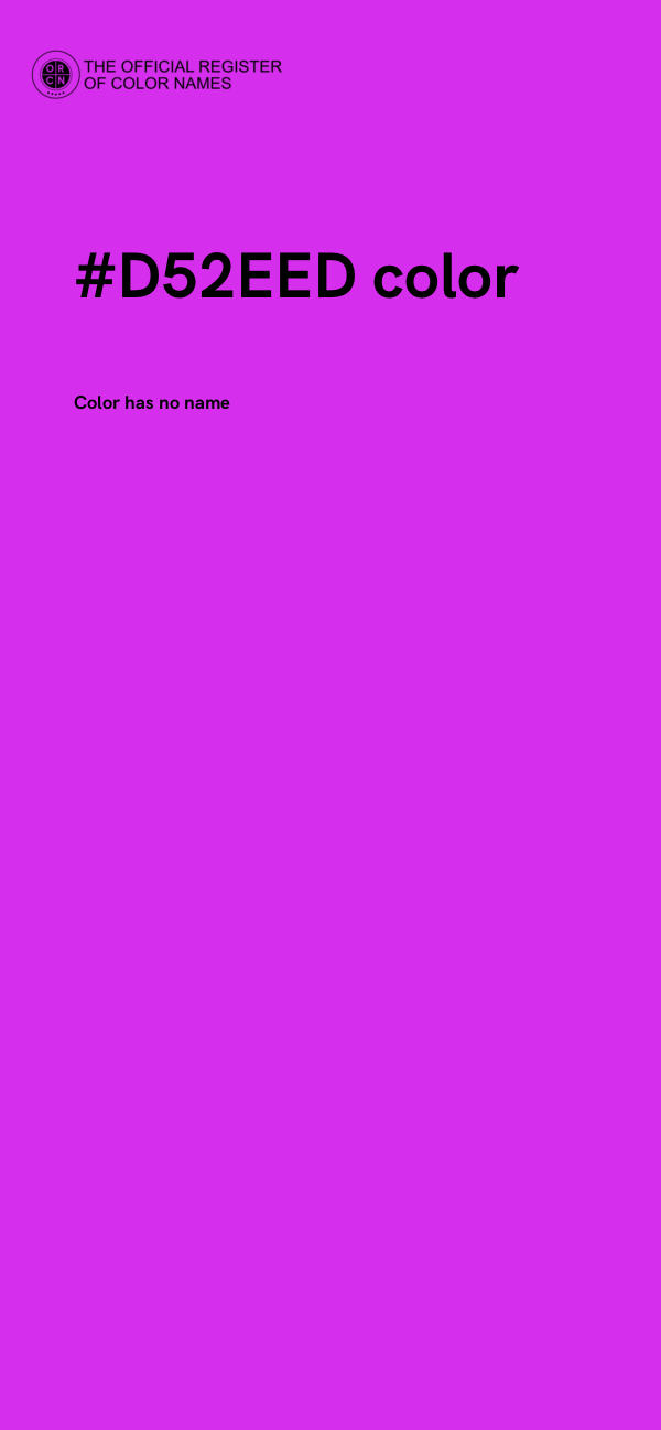 #D52EED color image