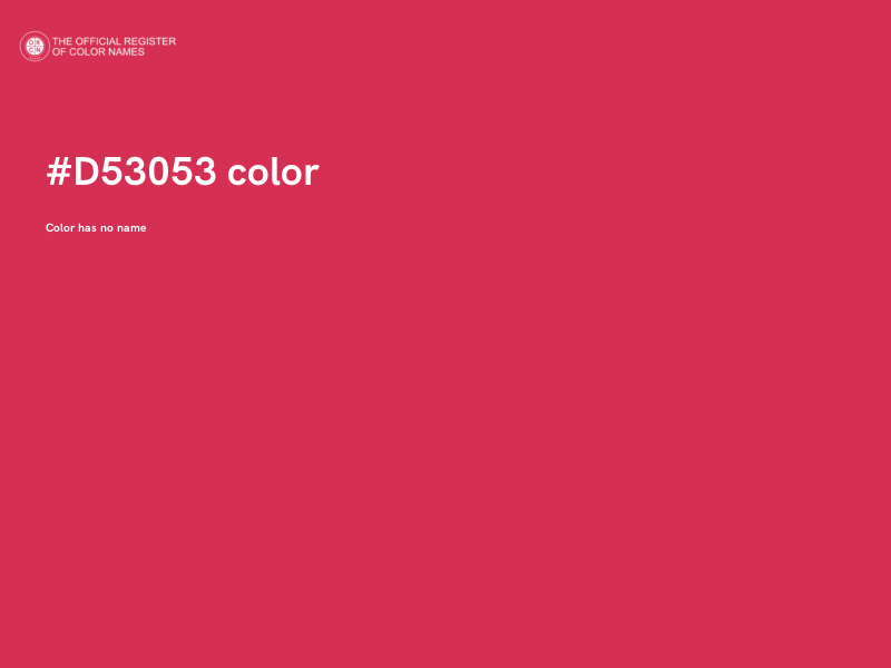 #D53053 color image