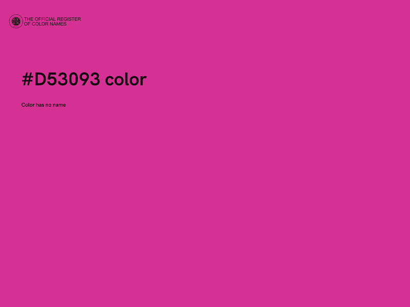 #D53093 color image