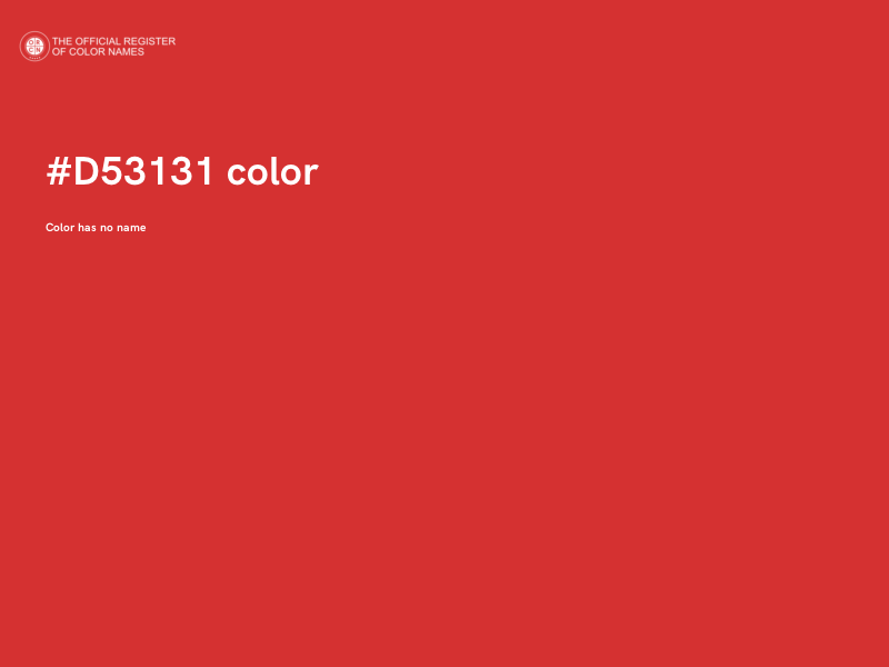 #D53131 color image