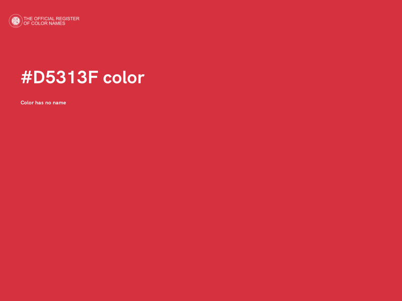 #D5313F color image