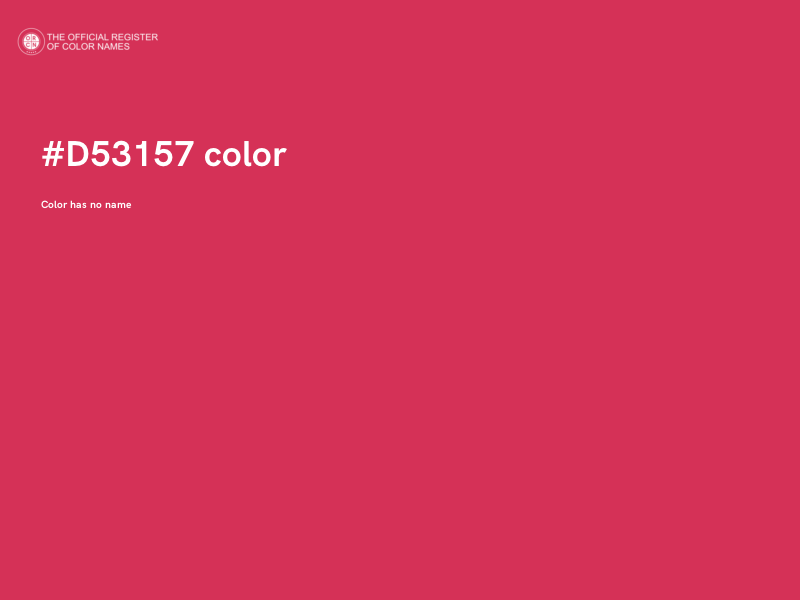 #D53157 color image