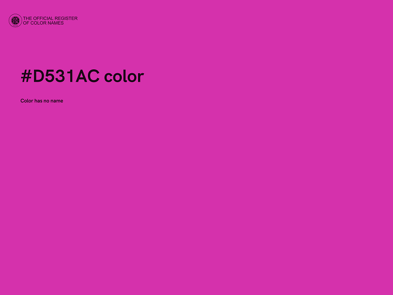 #D531AC color image