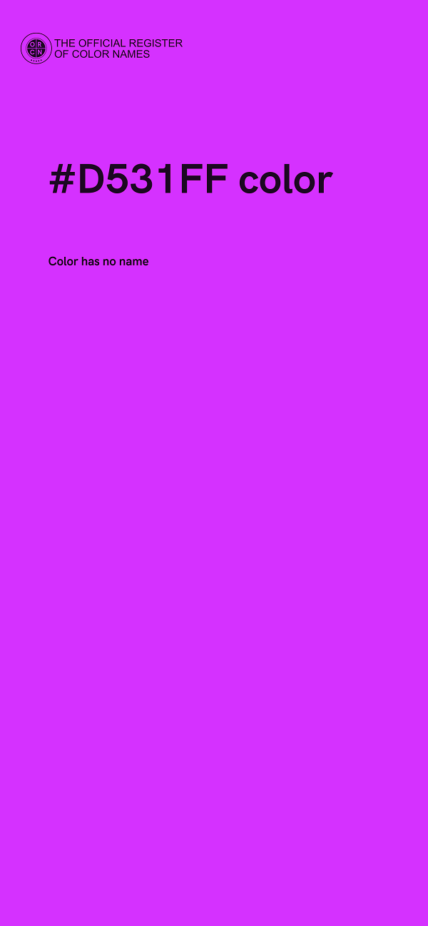 #D531FF color image
