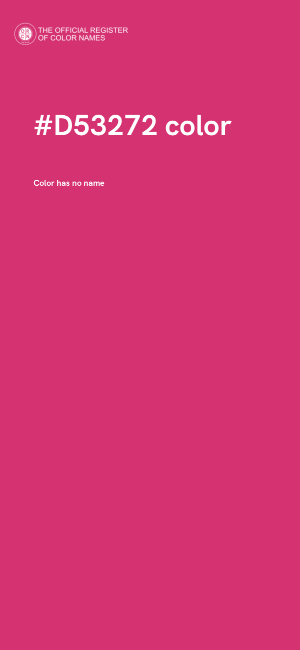 #D53272 color image
