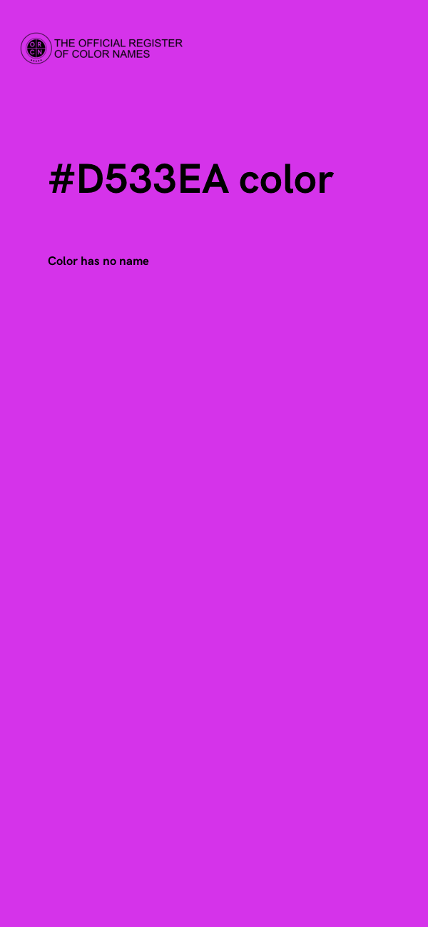 #D533EA color image