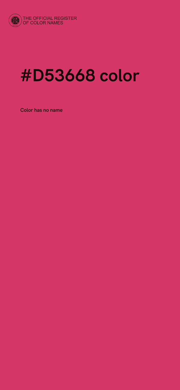 #D53668 color image