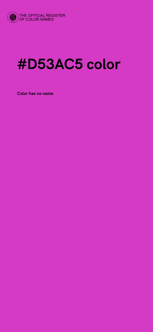 #D53AC5 color image