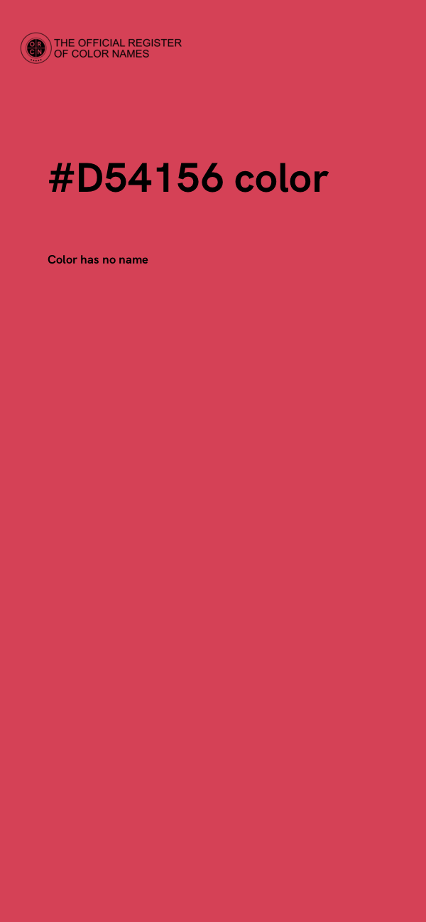 #D54156 color image