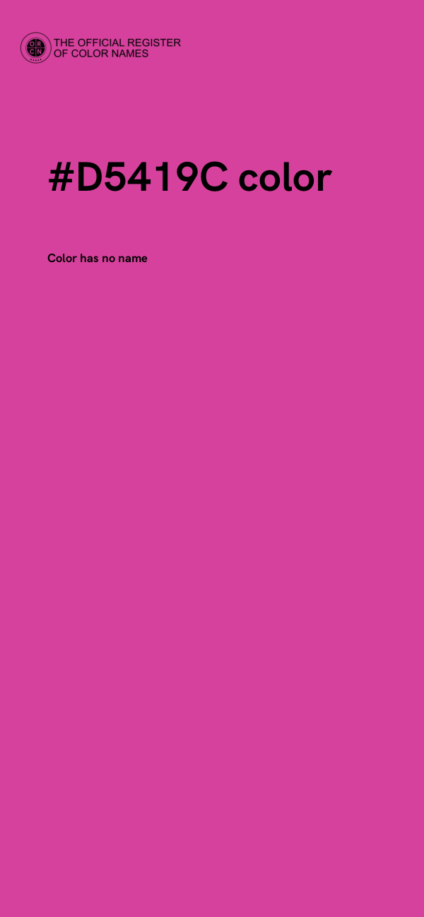 #D5419C color image