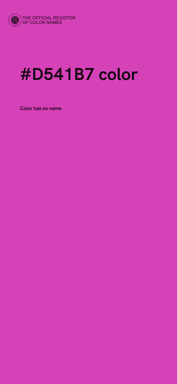 #D541B7 color image