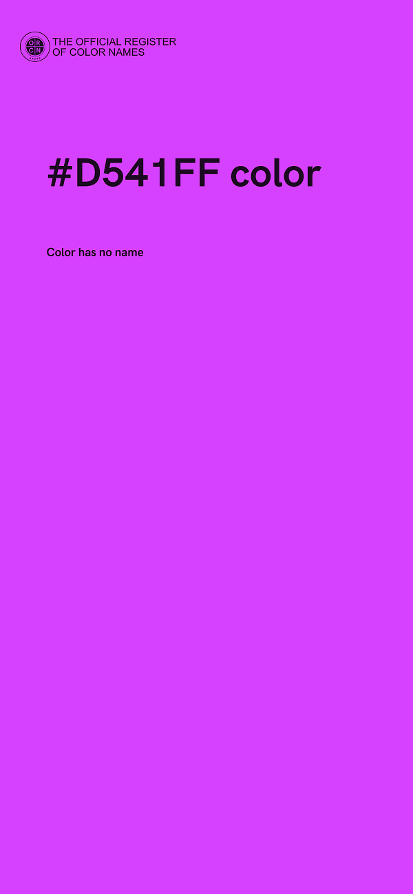 #D541FF color image