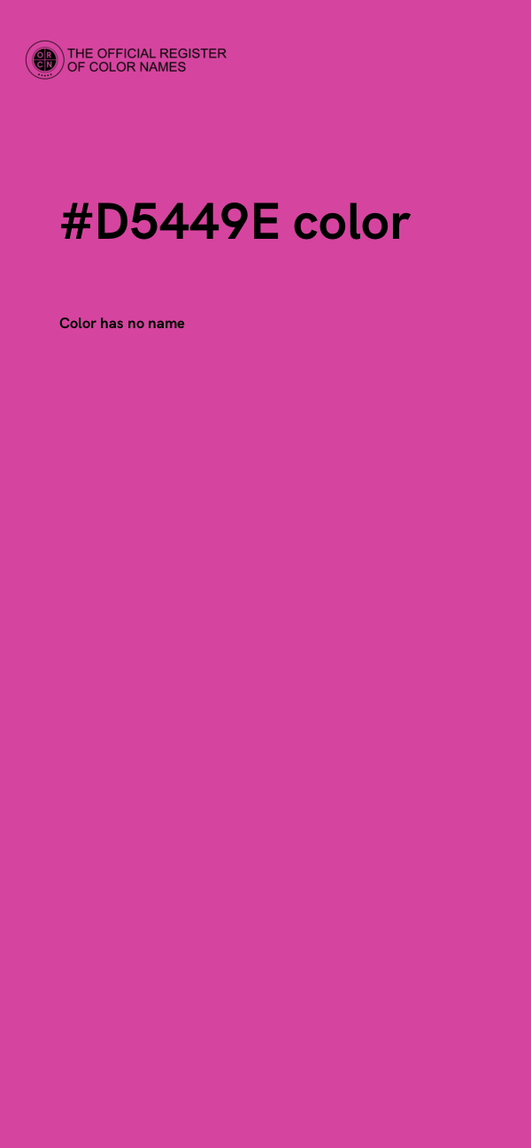 #D5449E color image